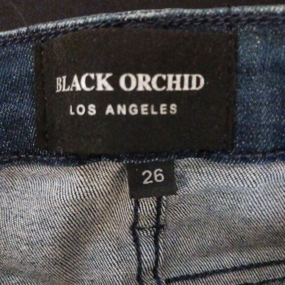 NEW Black Orchid‎ Jude Crop Skinny Goodvibes Jeans, Size 26 - Picture 10 of 13